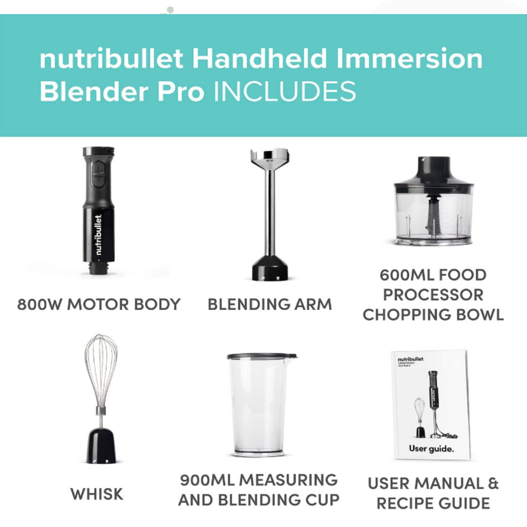 Nutribullet Immersion Blender Deluxe Set