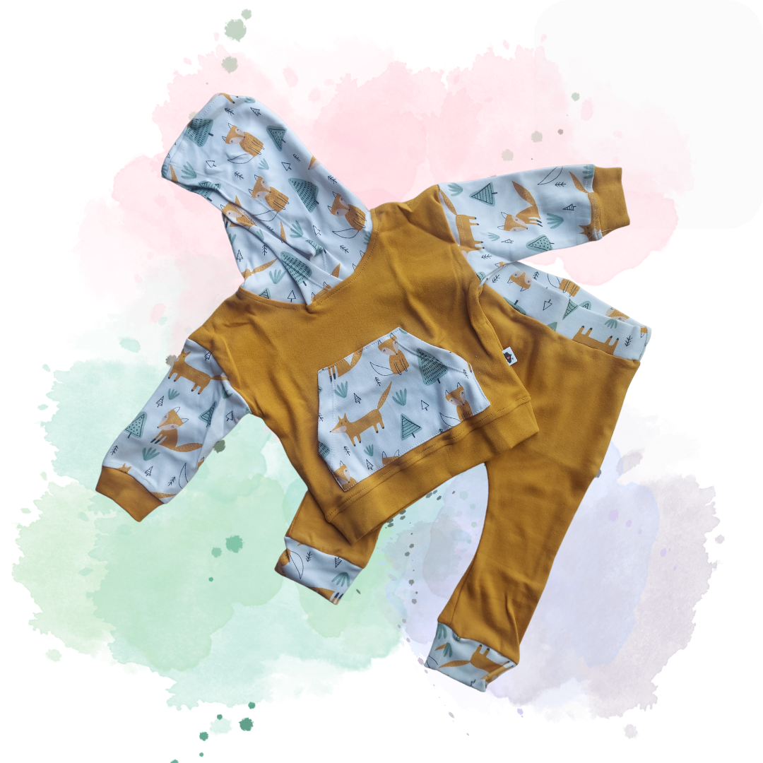 HOODY & CUFF PANTS SET - FOX