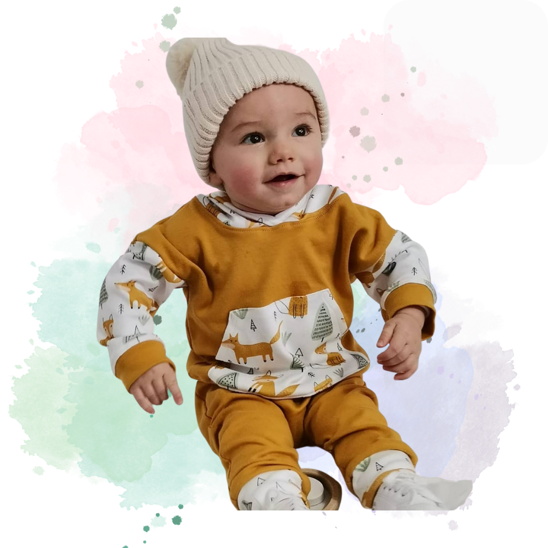 HOODY & CUFF PANTS SET - FOX