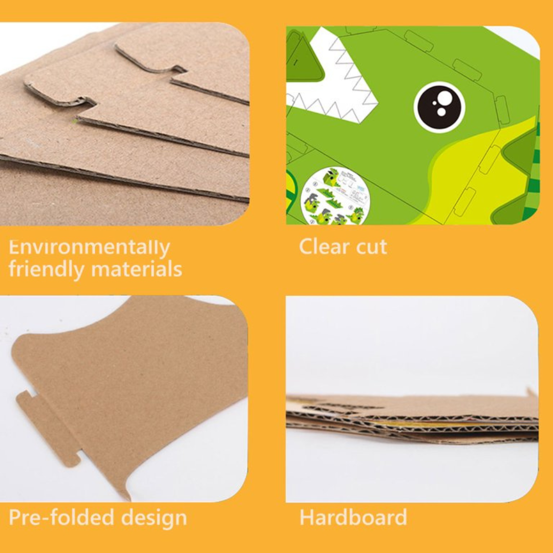 Easy to assemble Box Dinosaur for Toddlers