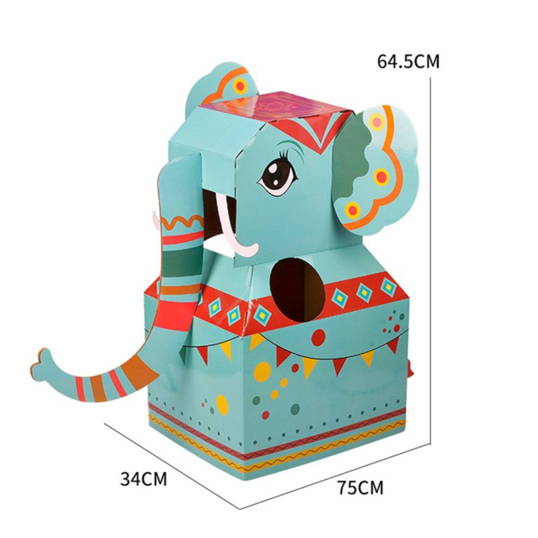 Easy to assemble Box Elephant for Toddlers