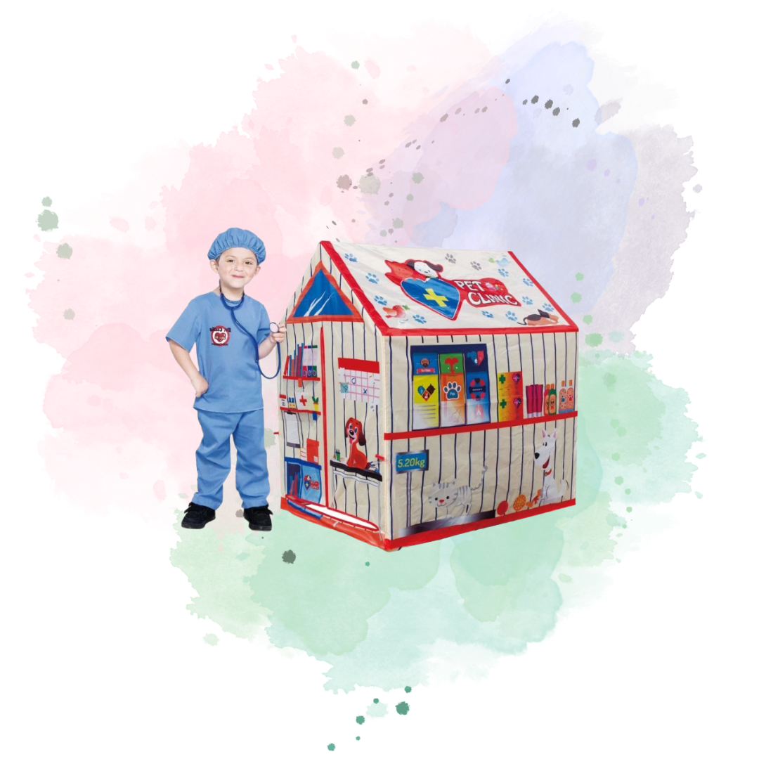 Super Cute Pet Clinic Themed Tent