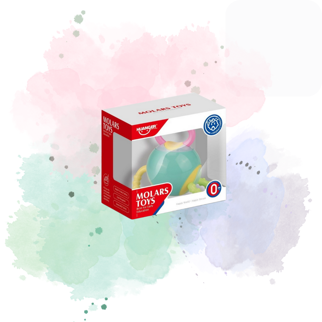 Colorful Molar Teething Toy for Babies