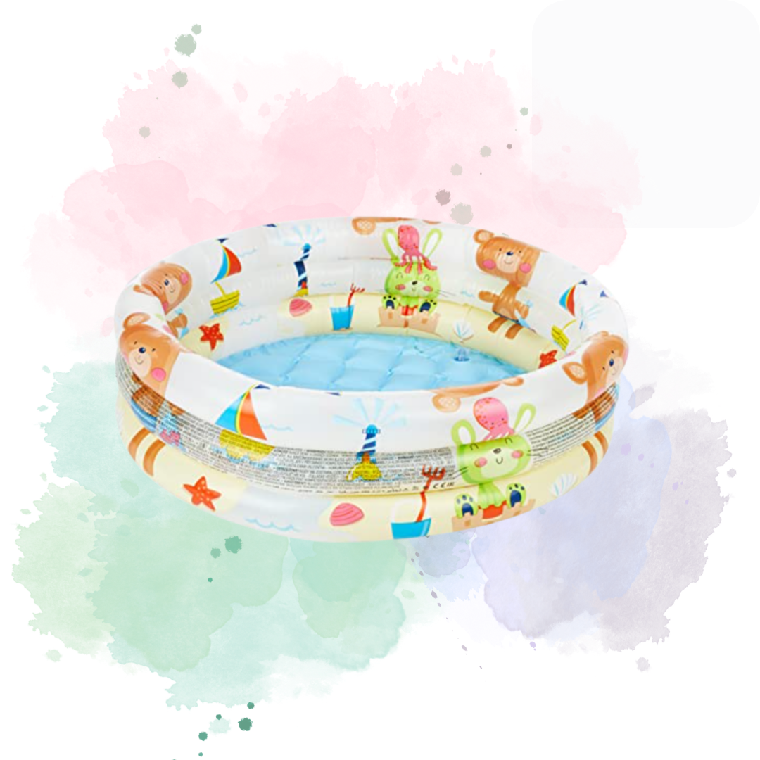 INTEX WET SET COLLECTION Animal and Bears Theme Baby Pool – Fur and ...