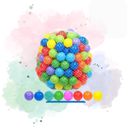 50 Piece multi colour Plastic Balls Set