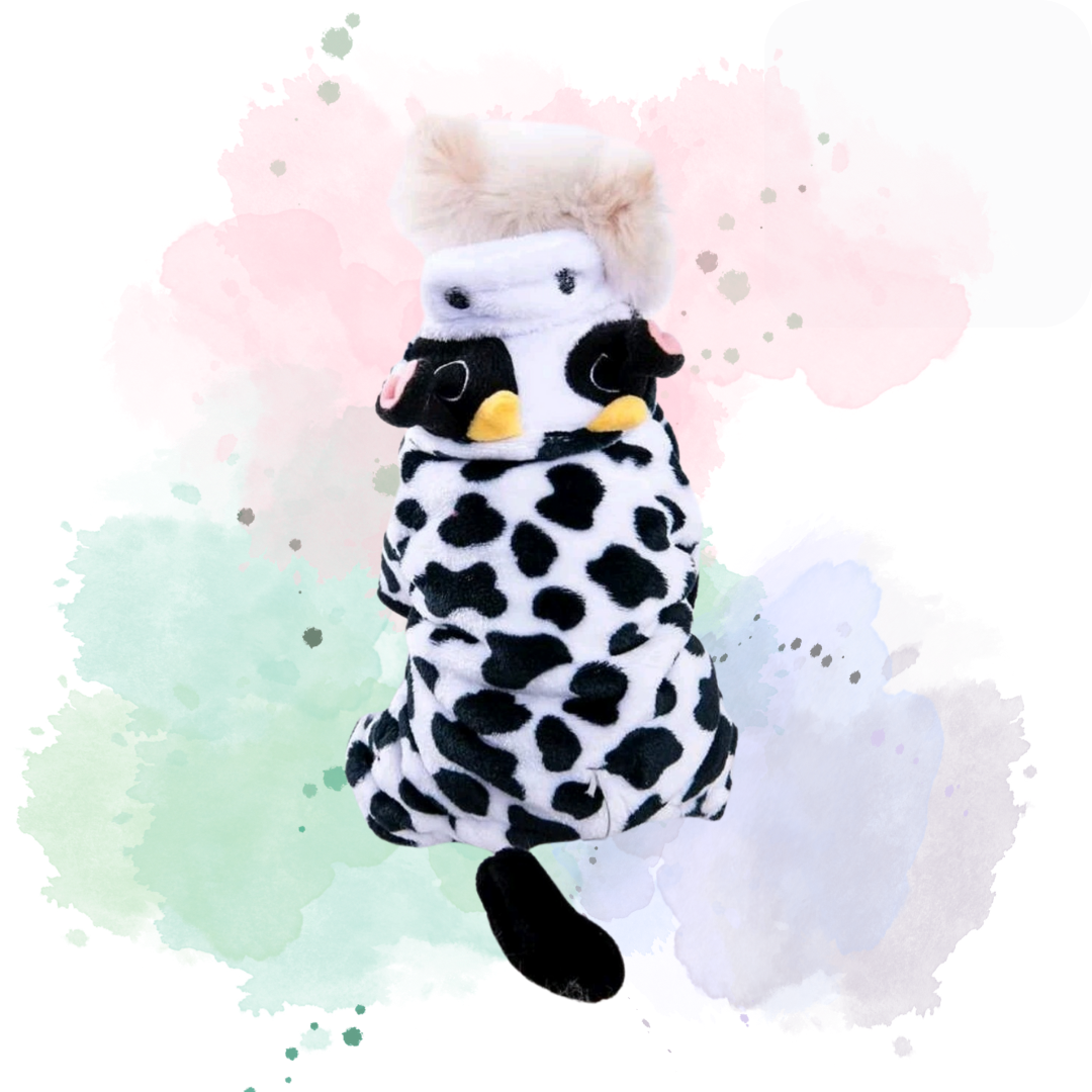 Fluffly Cow Pet Outfit