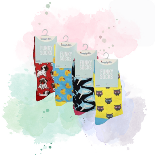 Funky Socks With Fun Animal Themed Prints