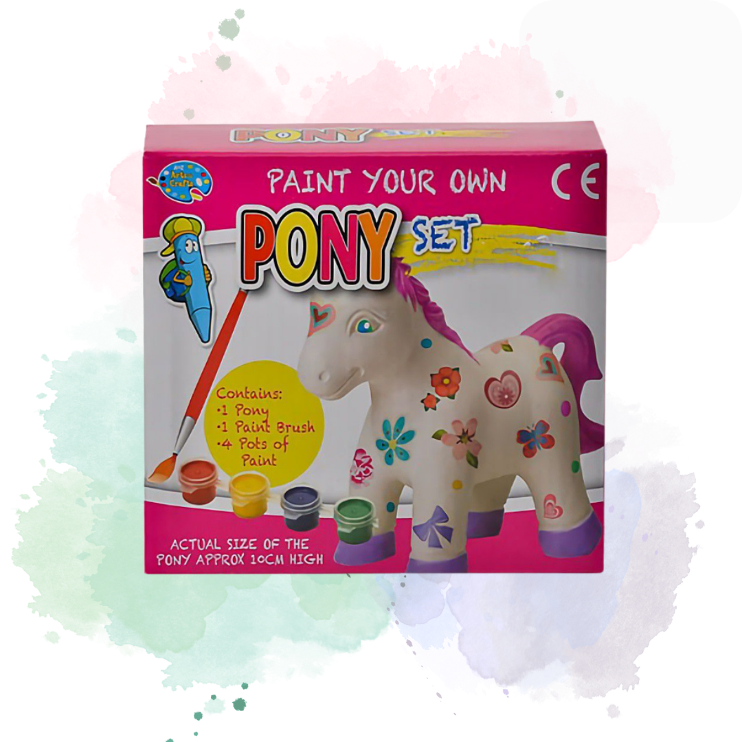 DIY Paint Your Own Pony Craft Kit – Fur and Babies SA