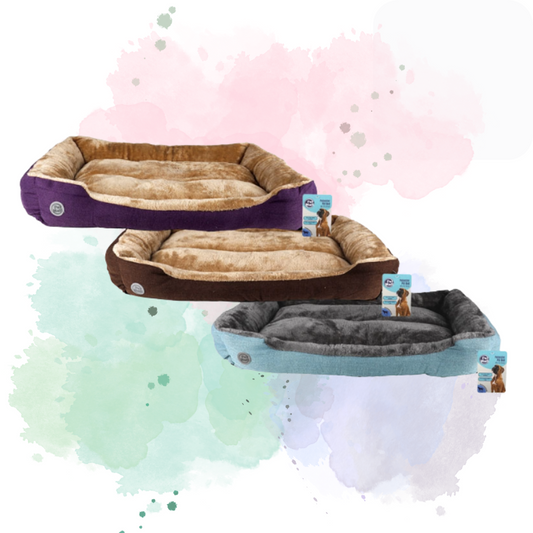 Rectangle Snuggle Pet Bed Range Large