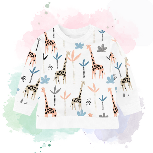 SWEAT SHIRT - GIRAFFE - 3-4 YEARS