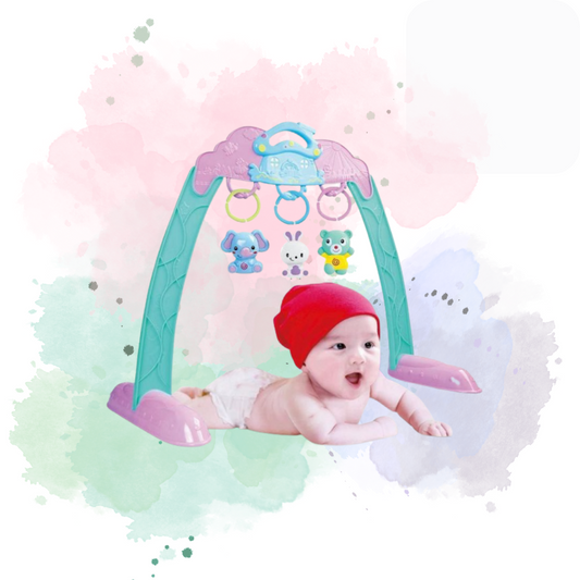 Baby Play Gym with a Elephant, Bunny and Bear