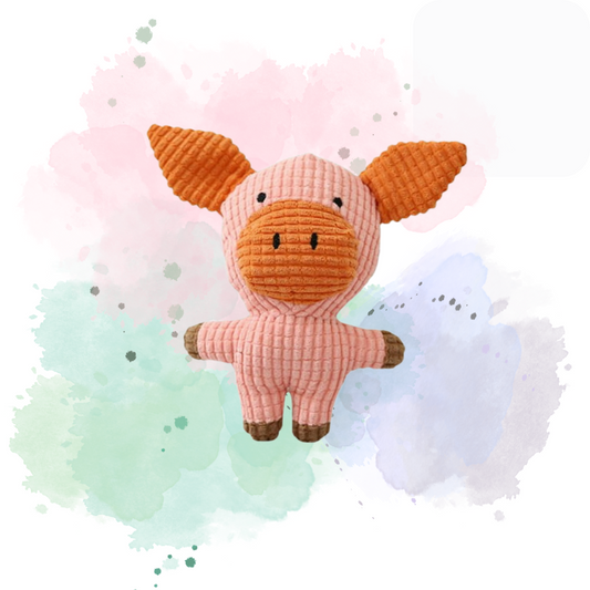 Cute Squeaky Little Piggy Plush Toy