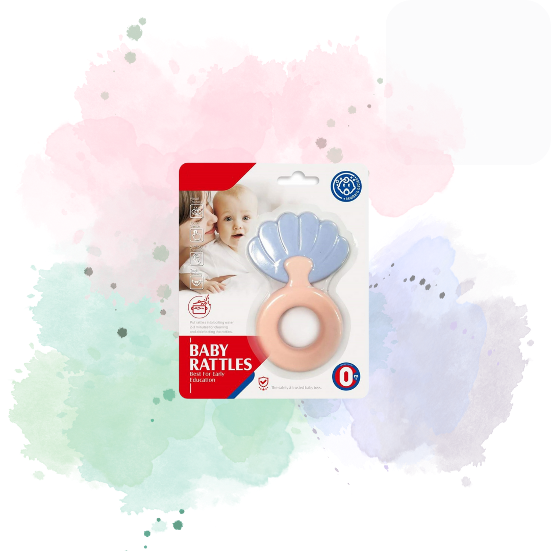 Shell Shape Baby Ratel and Teether – Fur and Babies SA