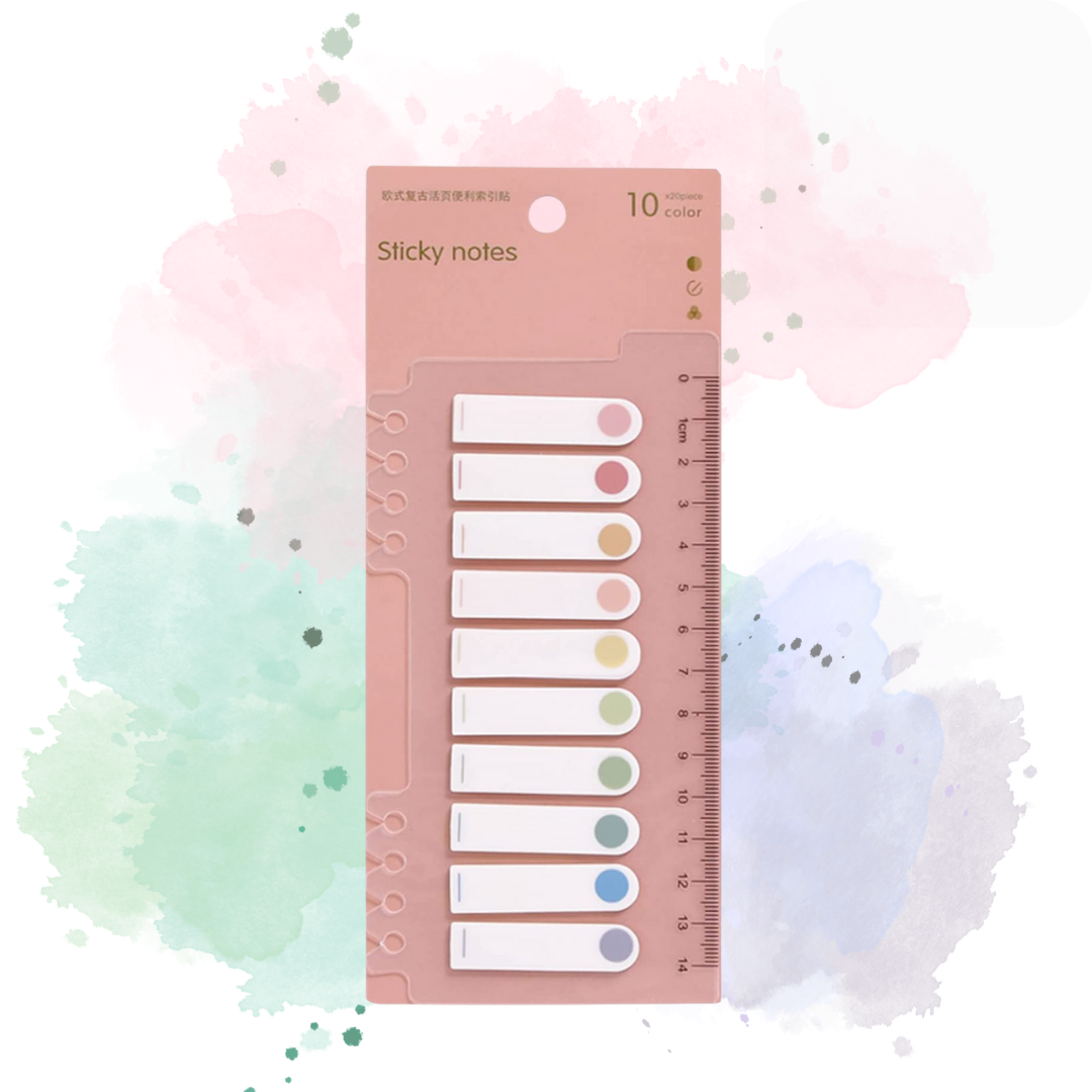 Sticky Note Sheet with a Ruler – Fur and Babies SA